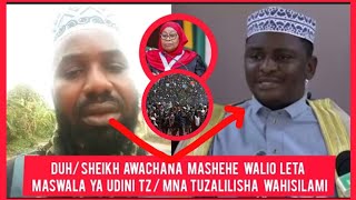 DUH/ THIS SHEIKH LEAVES THE SHEIKS WHO BROUGHT THE RELIGION TO TZ/ STOP DESIRE FOR SMALL THINGS