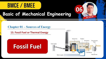 BMCE & BMEE // Class 06  // Chapter 01 – Sources of Energy