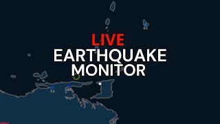 🔴Live: Trinidad & Tobago Earthquake Monitoring | Real-Time Seismic Activity