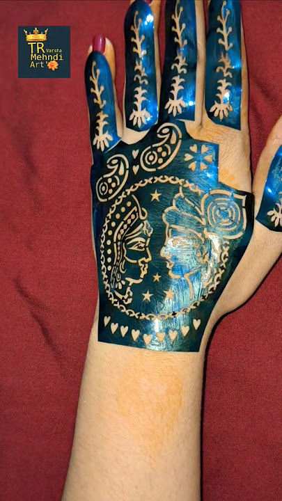 Got this amazing Mehndi stickers in just 30₹😍 #shorts #youtubeshorts #mehndiytshorts