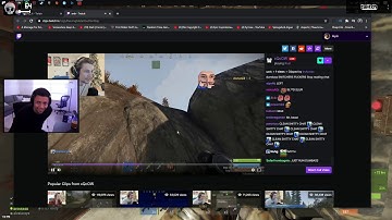 Myth Watches xQc "Trying to Stream Snipe" in OTV Rust Server - Twitch Highlight