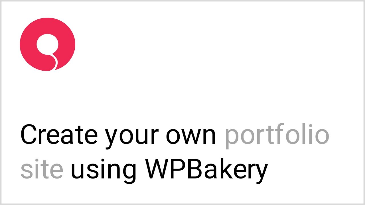 How to Make a Portfolio Website With Wordpress - YouTube