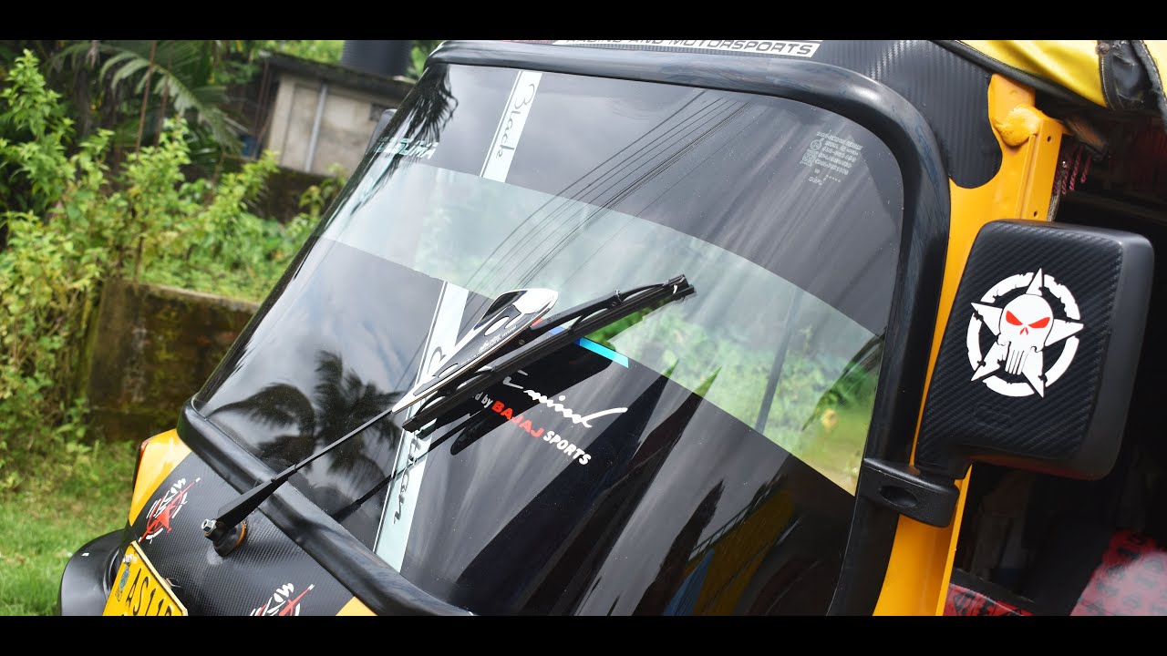 Auto Rickshaw Modified Sticker 2021k Style