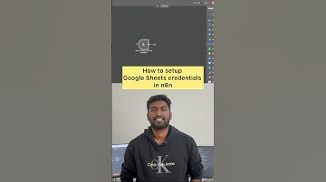 How to setup credentials in n8n #n8n #automation #tamil #tamiltech #googlesheets #canadatamil