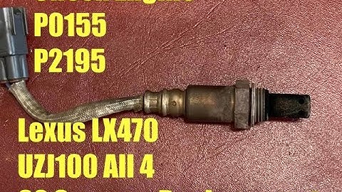 Lexus LX470 | UZJ100 | Land Cruiser 100 - Upstream & Downstream O2 Sensors Replacement