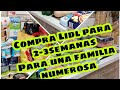 Compra LIDL para 2-3semanas para una Familia Numerosa/Novedades