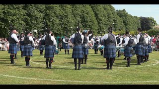 Johnstone Pipe Band and The Drunken Landlady at the 2023 UK Pipe Band Championships