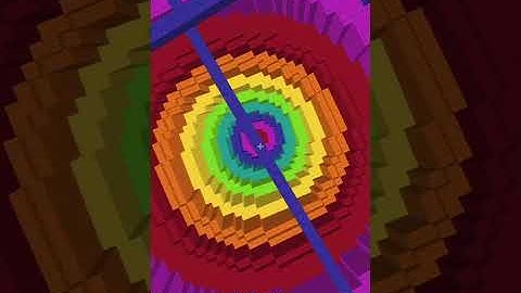Minecraft : TRIPPY Rainbow Dropper Loop.. #shorts