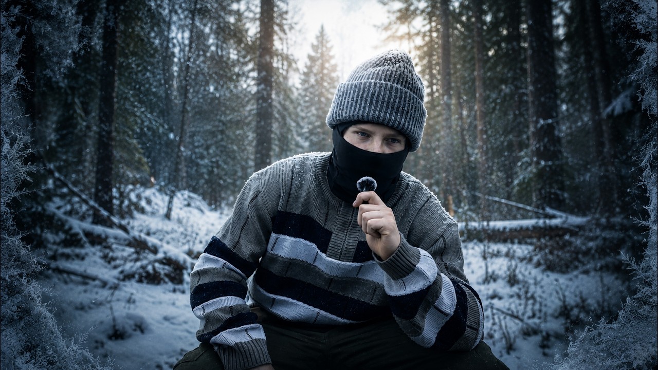 Trying to survive in the winter - YouTube