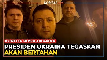 Jawab Putin soal Pelengseran Pemerintahan, Presiden Ukraina Tegaskan Akan Bertahan