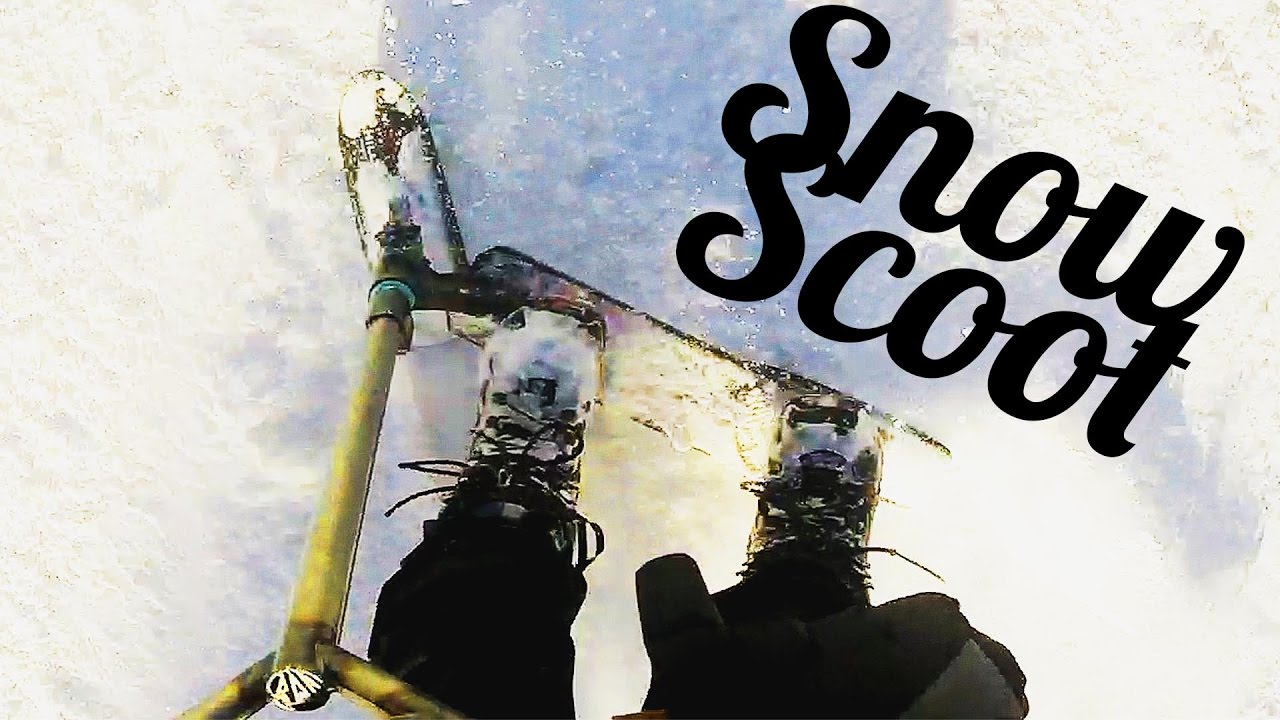 Chilli Snowblades + Quadrum Deck = Snow Scoot! │ The Vault Pro Scooters - YouTube
