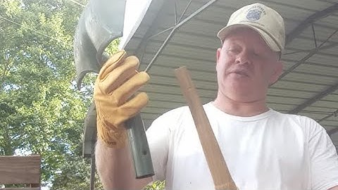 How to replace a shovel handle