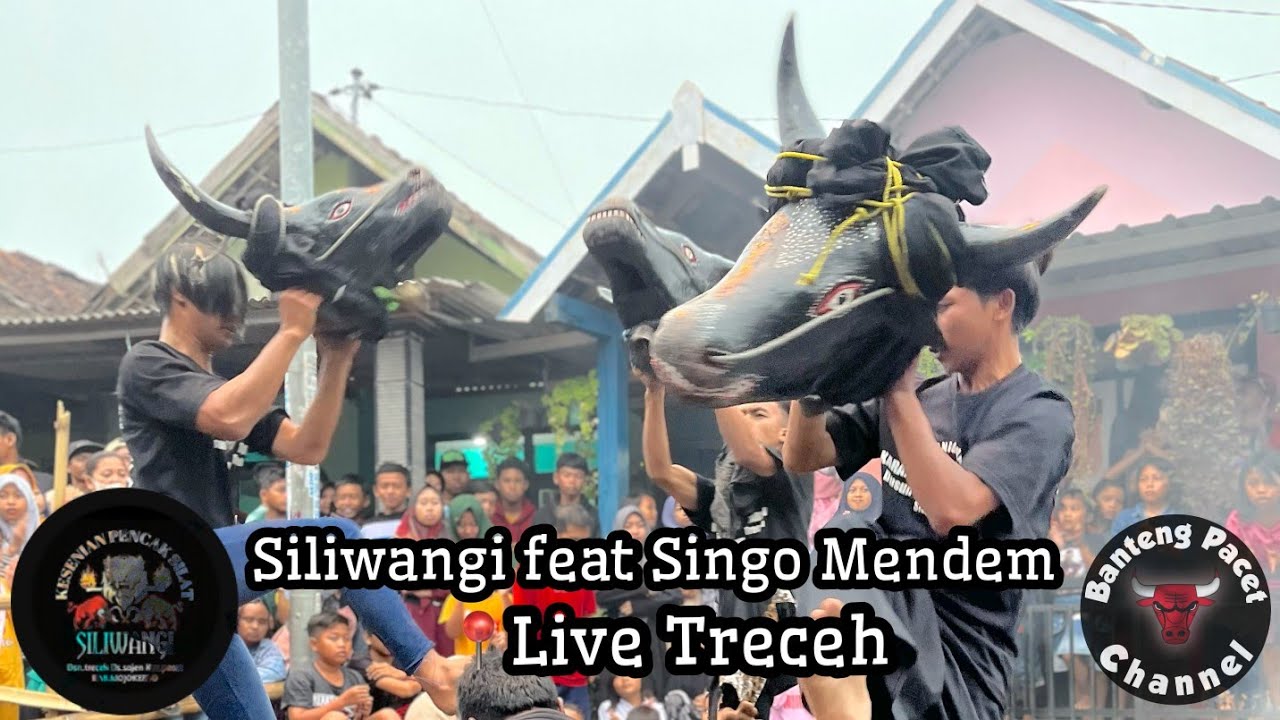 Banteng Siliwangi feat Singo Mendem || Live Treceh (Macanan & Bantengan)