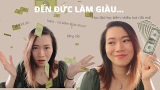 LƯƠNG Ở ĐỨC CAO ĐẾN MỨC NÀO? Nghề lương cao và thấp ở Đức| Khác biệt lương đại học và nghề