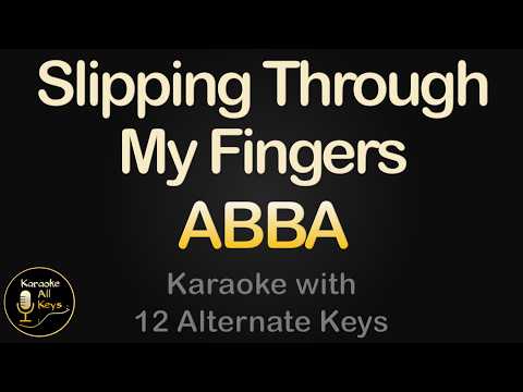 Miniatura do vídeo de ABBA - Slipping Through My Fingers Karaoke Instrumental Lower Higher Male &