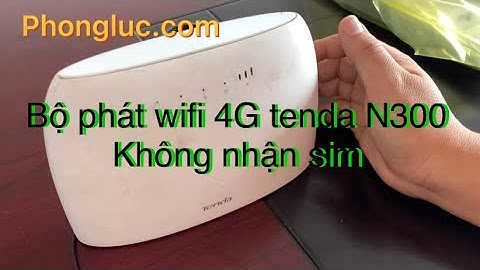 Cách khắc phục lỗi bộ phát wifi tenda