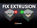 Fix This Extrusion Problem in Blender!
