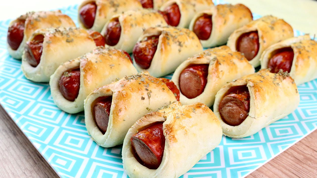 #084 Enroladinho de Salsicha Assado no Forno | CozinhandoRapido