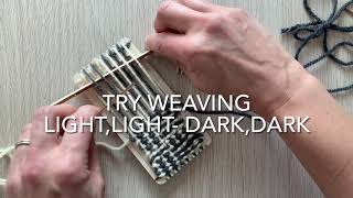 Color and Weave using your Hello Loom