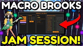 How To Macro Brooks Jam Session For Free Rerolls Anime Vanguards Update 10.5
