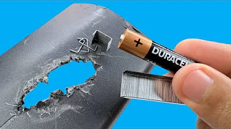 Stronger Than Steel! Easily Repair Broken Plastic With 1.5V Battery