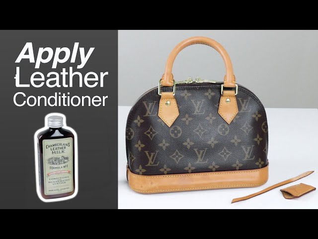 Apply Leather Conditioner to Vachetta Leather on Alma BB 