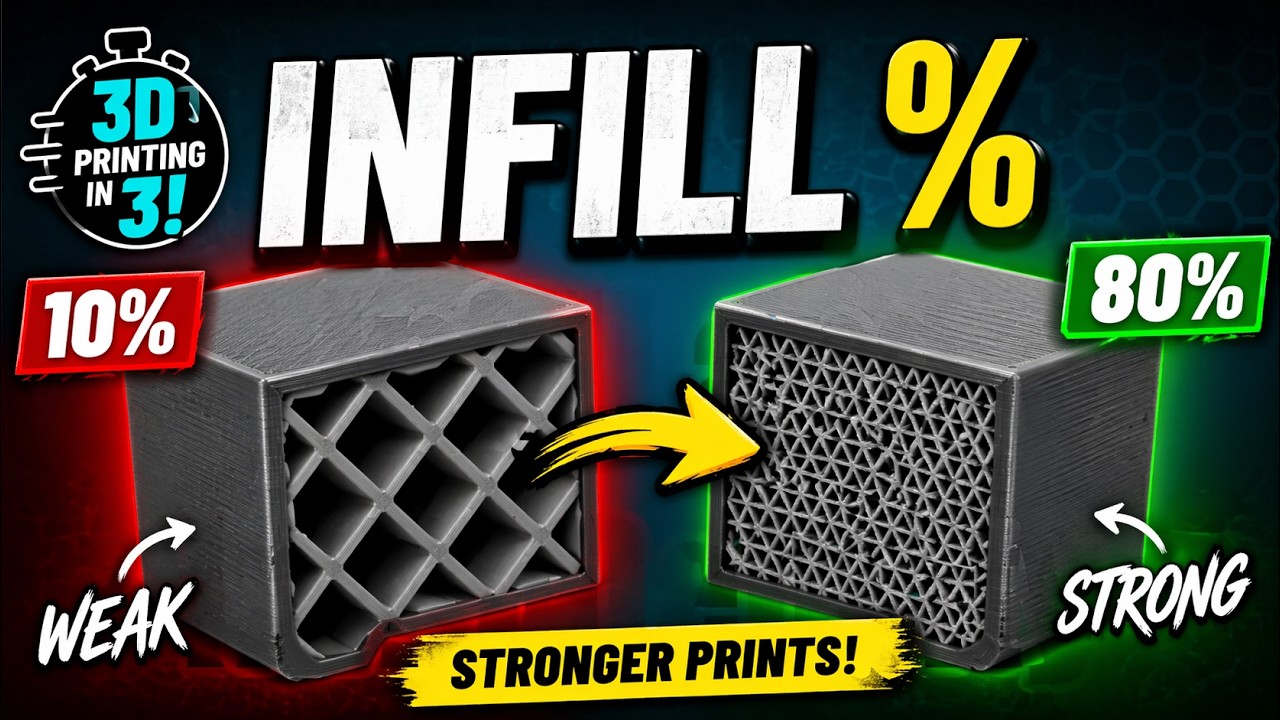A Beginner's Guide to Infill and Infill Density | 3D Printing in 3 ...