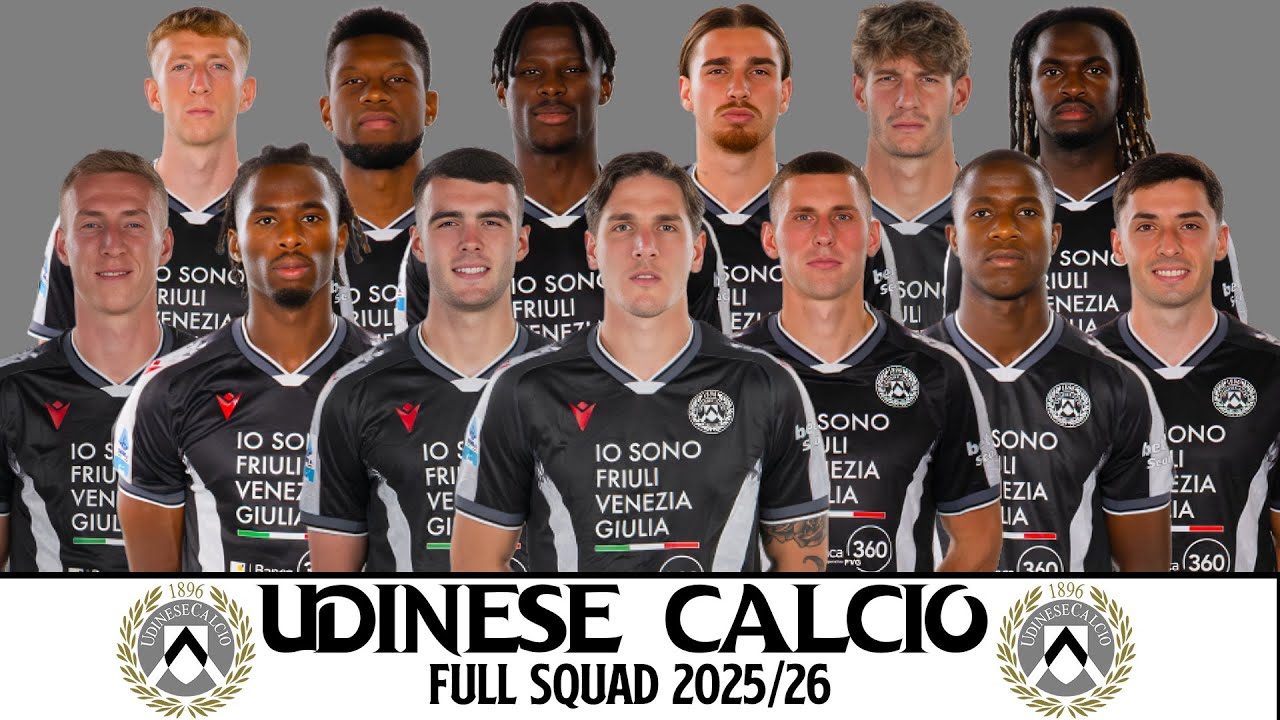 Udinese Calcio Official Squad 2025 26 Season Serie A 25 26 YouTube udinese-calcio-official-squad-2025-26-season-serie-a-25-26-youtube