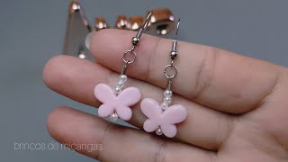 Brincos de miçangas super fácil de fazer. - YouTube