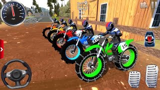 Motor Dirt Bike Racing Simulator 2026 - Off-Road Bike Stunt Driving 3D #1 - Android / IOS Gameplay screenshot 2