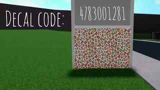Roblox Decal Codes For Bloxburg (Tik Tok Video Not Mine)