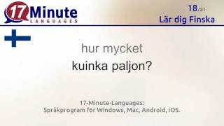 Lär dig Finska (kostnadsfri språkkurs-video)