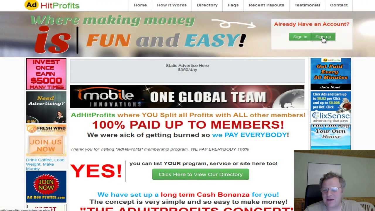 Ad Hit Profits How To Sign Up To AdHitProfits