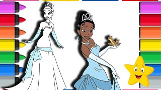 PRINCESS TIANA COLORING PAGES! 👑🐸