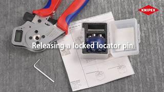 KNIPEX 97 59 65 TE2 - Releasing a locked locator pin