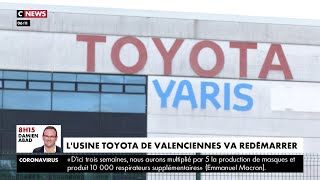 Confinement : l'usine automobile Toyota, dans le Nord, va redémarrer