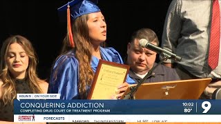 Drug Court graduates celebrate the completion of their program