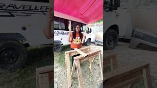 Van Main Floor Ka Frame Bana Diya Home on Wheels Bananey Ke Liye… #force #caravan #forcetraveller