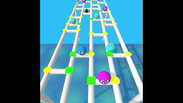 Ladder Maze 3D : 2048 Merge Ball Puzzle Game | Fun Riddle Challenge