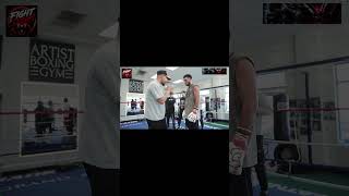 Andre Ward shares elite boxing techniques with David