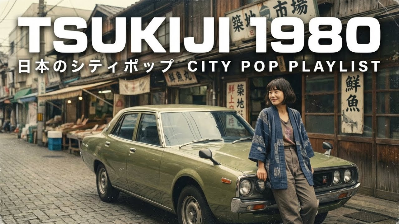 日本のシティポップ 80’S JAPANESE CITY POP🎵  -  築地 T S U K I J I　1 9 8 0
