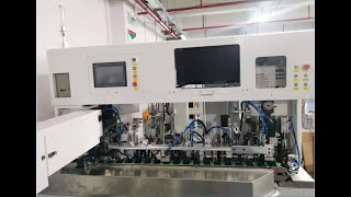 Automatic Schuko plug inserts crimping machine