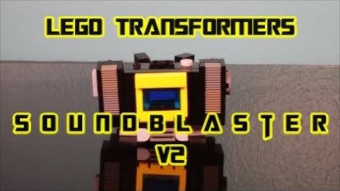 Lego Transformer Soundblaster V.2