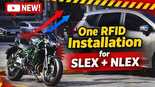 One RFID Installation For SLEX And NLEX / Moto Vlog / Kawasaki Z650 / DJI Osmo Action 5 Pro