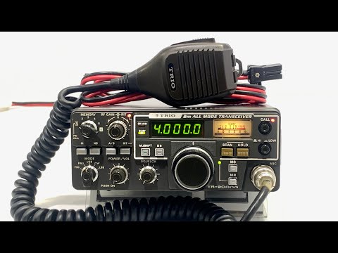 ☀️Trio TR-9000G VHF 20W + DC + Mic Open☀️ - YouTube