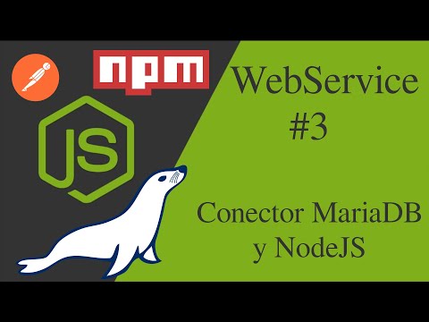 Webservice NodeJS y MariaDB #3 - Conector MariaDB en NodeJS