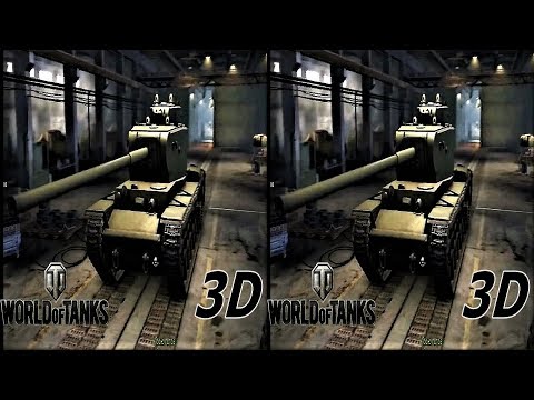 World of Tanks 3D VR video 3D SBS VR box google cardboard