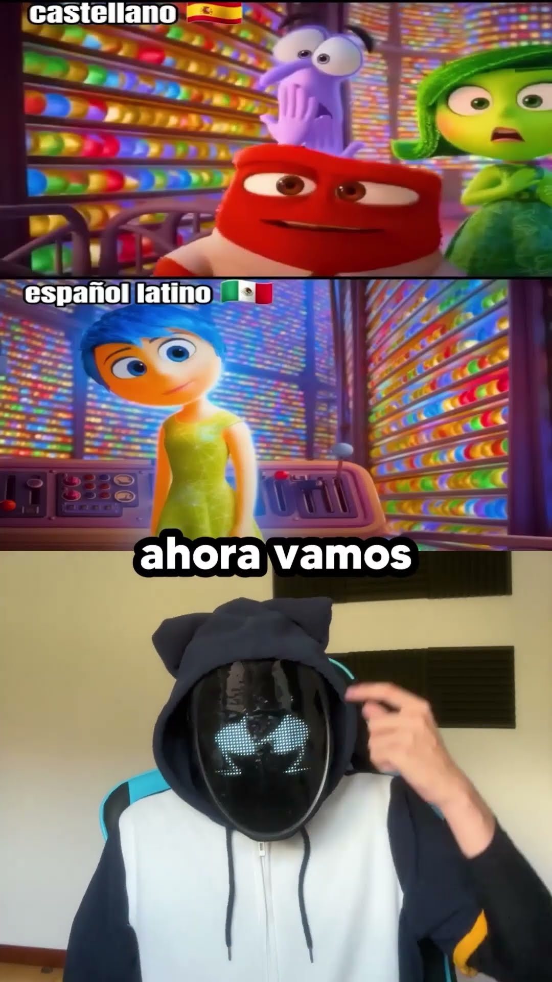 INTENSAMENTE DOBLAJE ESPAÑOL VS LATINO
