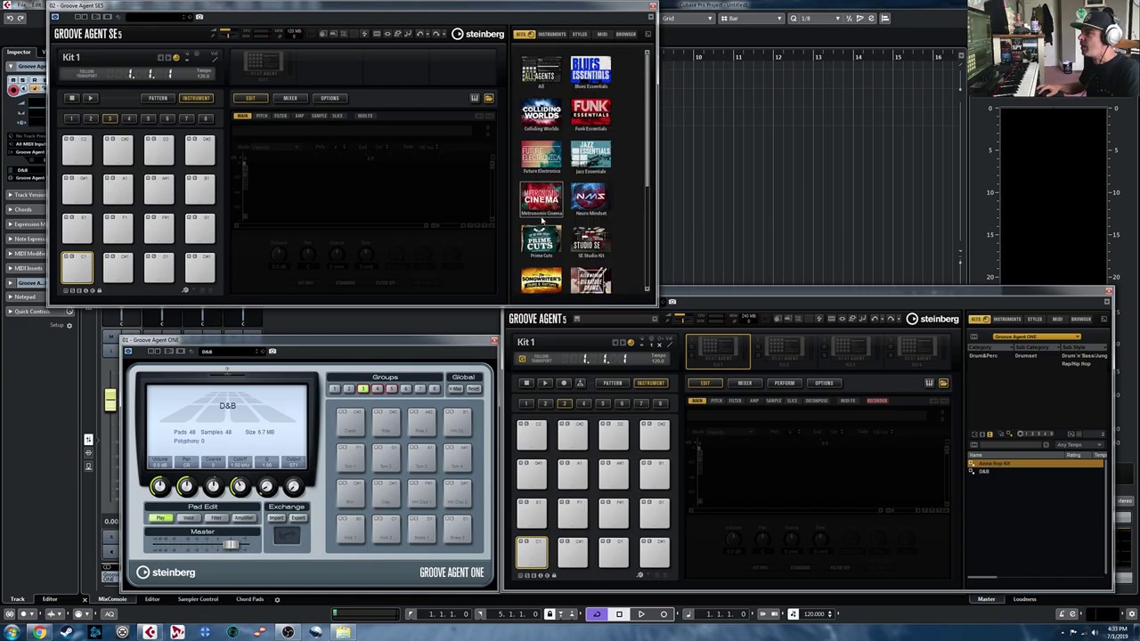 maniac Mondstuk ontwikkeling Cubase Tutorial - Loading Groove Agent ONE kits in Groove Agent SE / 4 / 5  - YouTube
