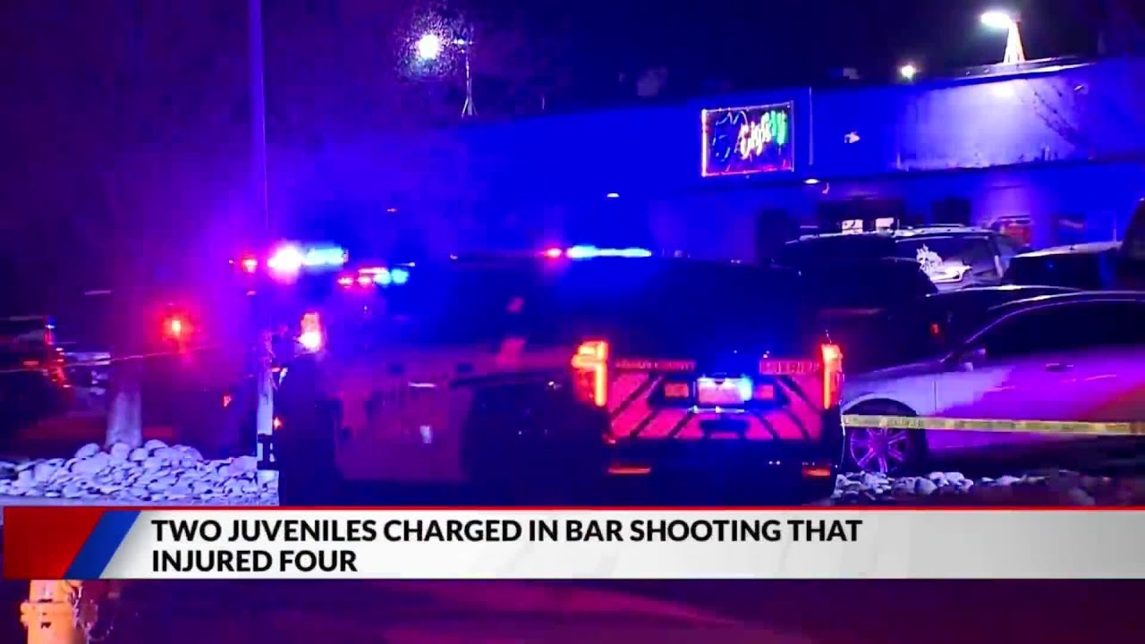 2 juveniles charged in Broadway sports bar shooting - YouTube